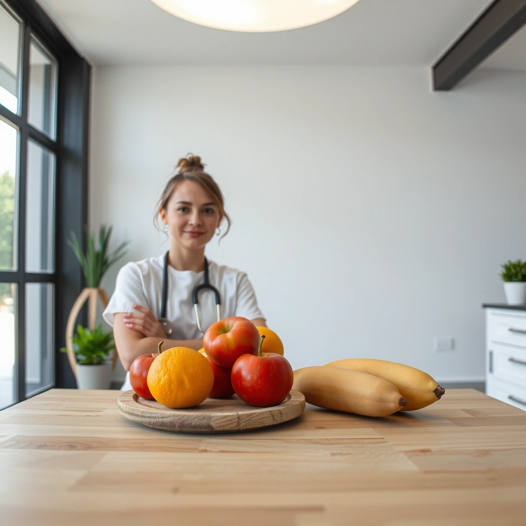 Frische Lebensmittel auf Holztisch